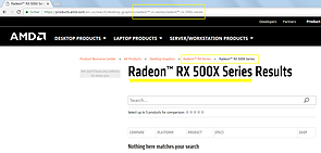 AMD Radeon RX 500X Serie